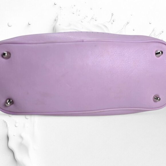 COACH Vintage Hamptons Satchel in lavender with wallet/wristlet set 5055 - Picture 8 of 9